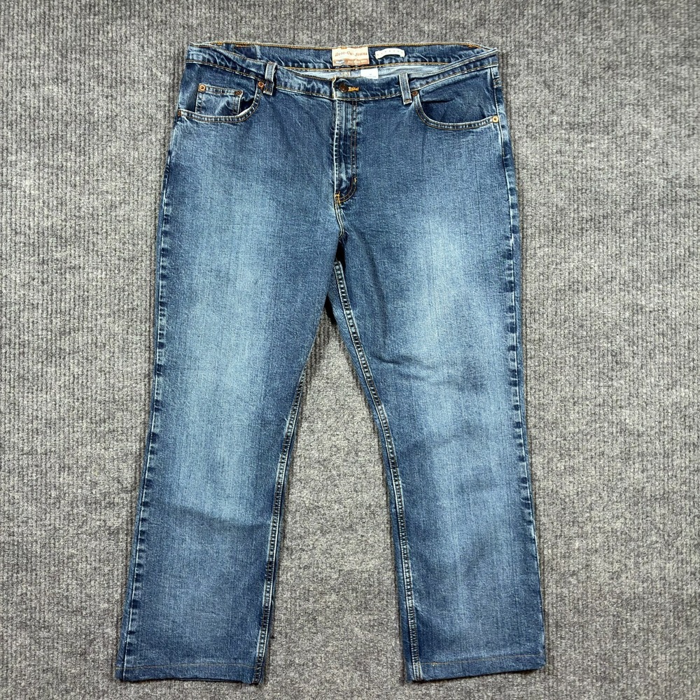 Old Navy Womens Bootcut Jeans Size 18 Regular Fit Blue Denim Stretch High Rise